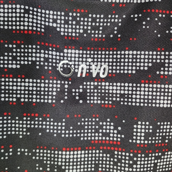 Nivo Black Pixel Golf Crop Tank Half Zip Tank Size Small - Picture 5 of 6